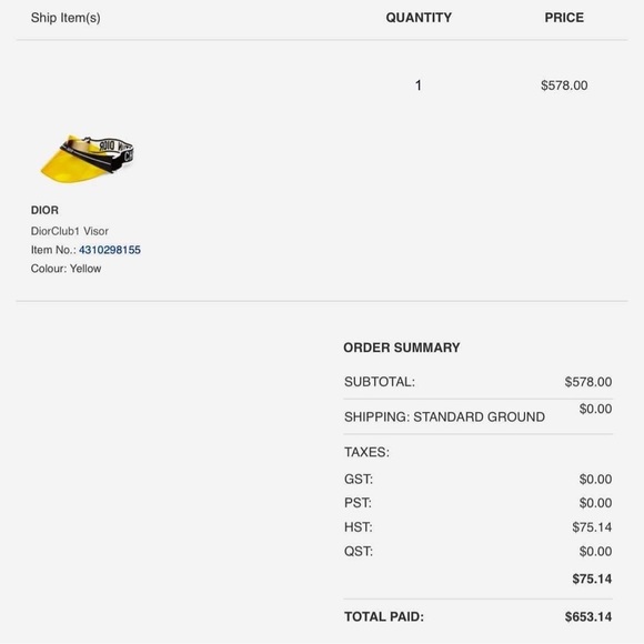 ❤️ DIOR ❤️ AUTHENTIC ❤️ INCLUSIONS: Box, dustbag, cards. ( Kim Kardashian worn ) - Picture 6 of 6